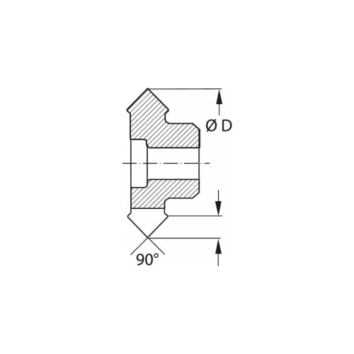 Garant 90°-os marólapka élletöréshez / sorjázáshoz 2,1 mm