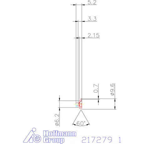 Garant 60°-os marólapka 1 mm