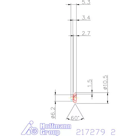 Garant 60°-os marólapka 2 mm