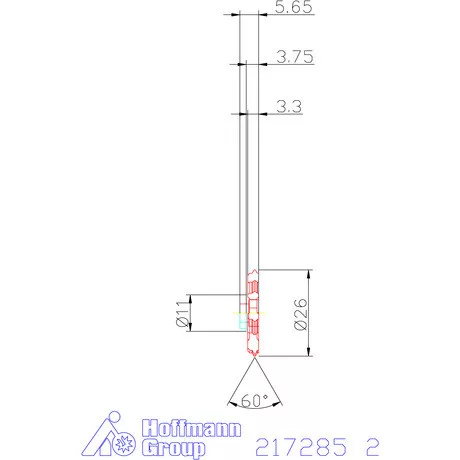 Garant 60°-os marólapka 2 mm