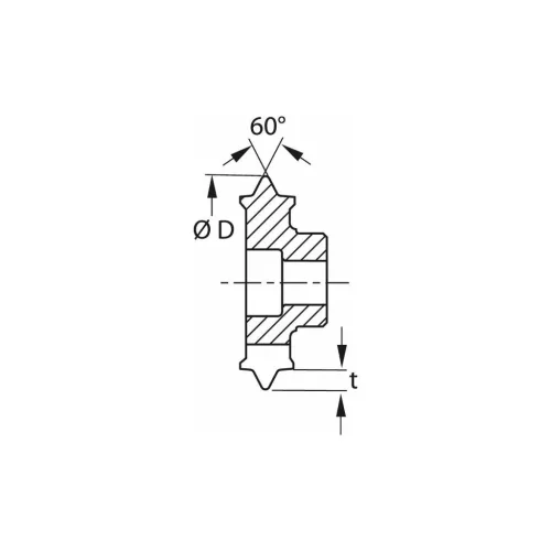 Garant 60°-os marólapka 3 mm