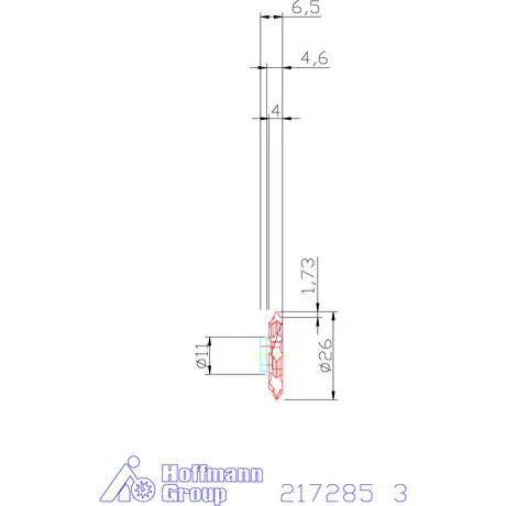 Garant 60°-os marólapka 3 mm