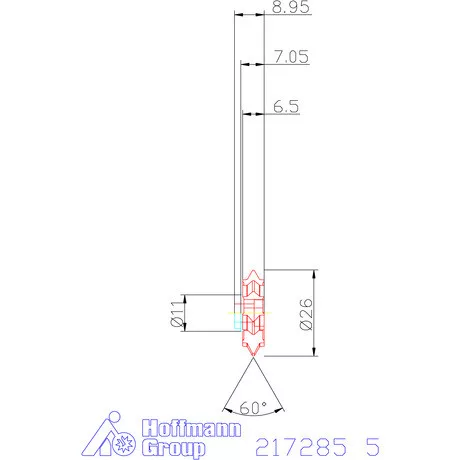 Garant 60°-os marólapka 5 mm