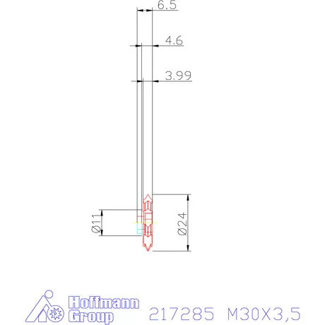 Garant 60°-os marólapka M30X3,5 mm