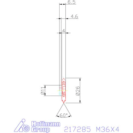 Garant 60°-os marólapka M36X4 mm
