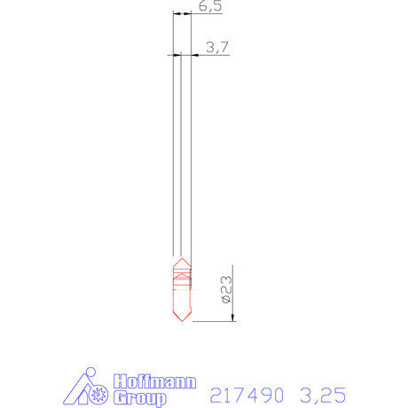 Garant 90°-os marólapka 3,25 mm