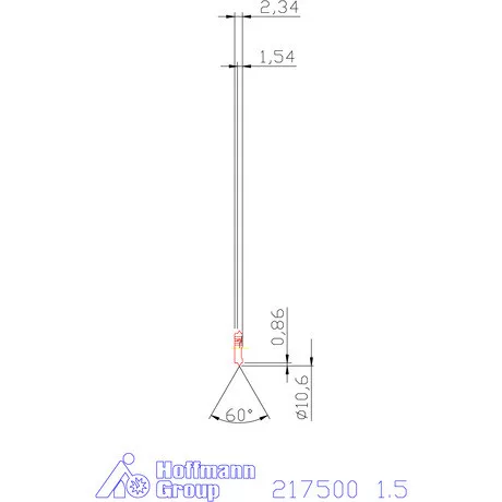 Garant 60°-os marólapka 1,5 mm