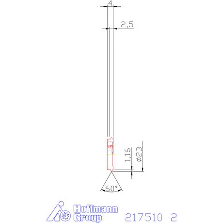 Garant 60°-os marólapka 2 mm