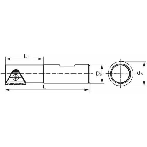 Garant Váltólapkás menetmaró 20/43 mm