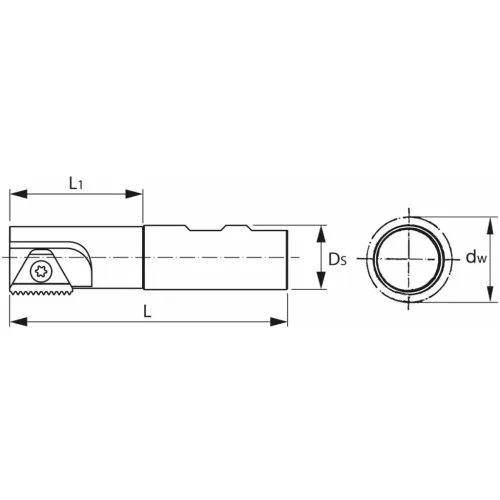 Garant Váltólapkás menetmaró 30/92 mm