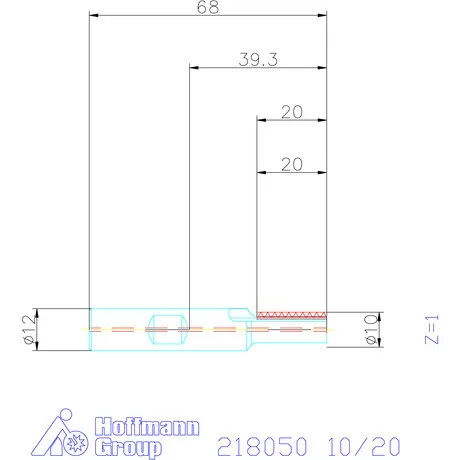 Garant Nagy teljesítményű menetmaró 10/20 mm
