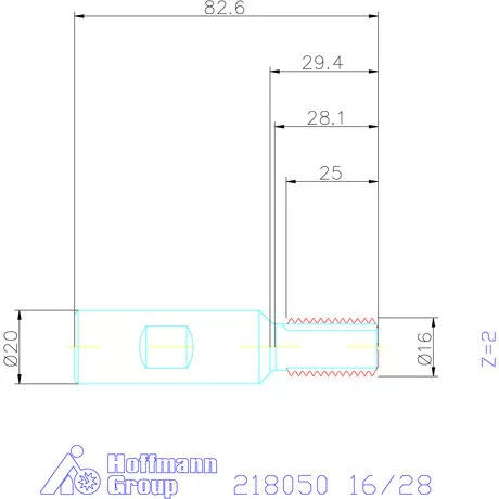 Garant Nagy teljesítményű menetmaró 16/28 mm