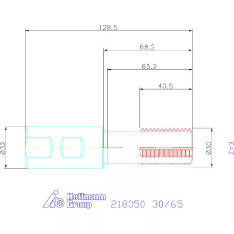 Garant Nagy teljesítményű menetmaró 30/65 mm