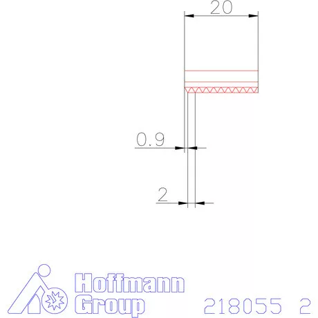 Garant Marólapka 60°-os belső menethez 2 mm