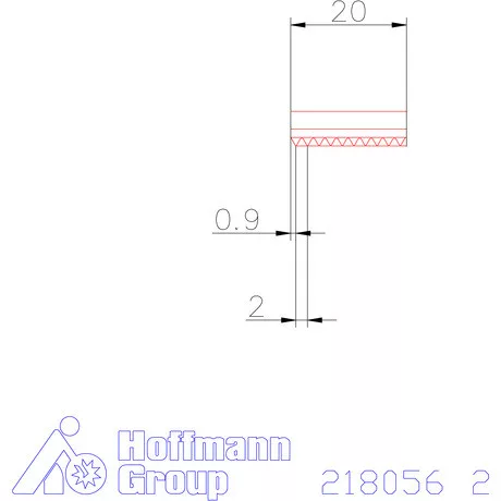 Garant Marólapka 60°-os belső menethez 2 mm