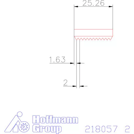 Garant Marólapka 60°-os belső menethez 2 mm
