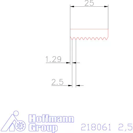Garant Marólapka 60°-os belső menethez 2,5 mm