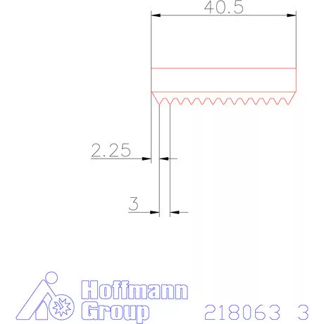 Garant Marólapka 60°-os belső menethez 3 mm