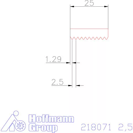 Garant Marólapka 60°-os külső menethez 2,5 mm
