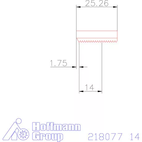 Garant Marólapka 55°-os belső- és külső menethez 14