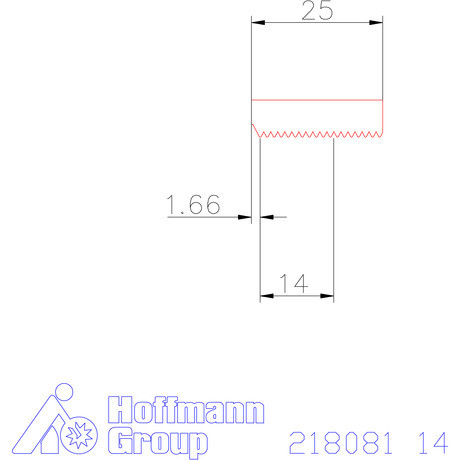Garant Marólapka 55°-os belső- és külső menethez 14