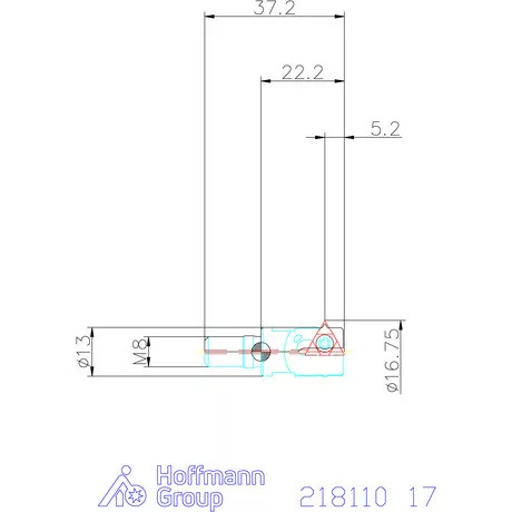 Garant Menetmaró fej 17 mm