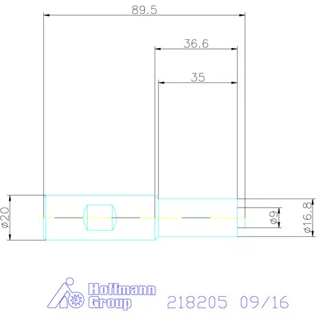 Mimatic Alaptartó Weldon szár 09/16
