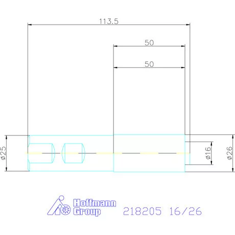 Mimatic Alaptartó Weldon szár 16/26