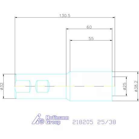 Mimatic Alaptartó Weldon szár 25/38