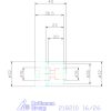 Mimatic PolySAW alaptartó furattal 16/26