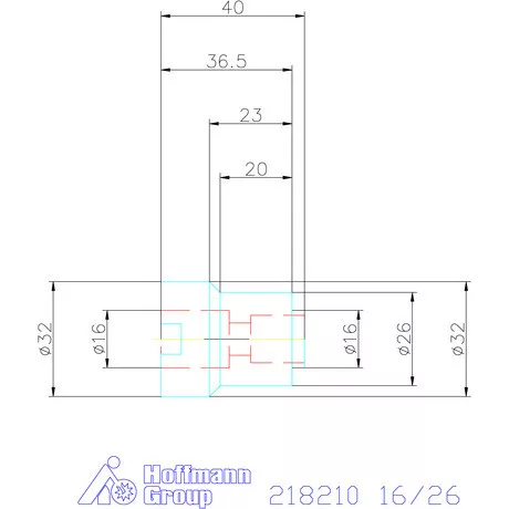 Mimatic PolySAW alaptartó furattal 16/26