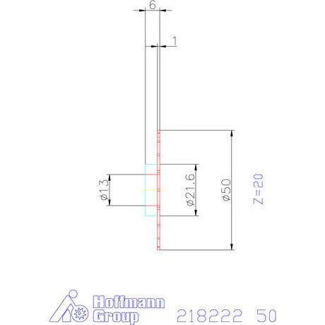 Mimatic Fűrészlap PolySAW-G Szélesség a<sub>p</sub> = 1 mm 50 mm