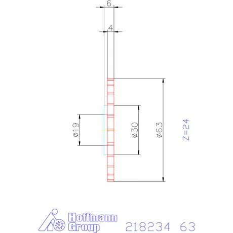 Mimatic Marótárcsa DeepMILL-G Szélesség a<sub>p</sub> = 4 mm 63 mm
