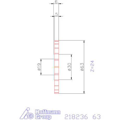 Mimatic Marótárcsa DeepMILL-G Szélesség a<sub>p</sub> = 5 mm 63 mm