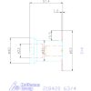 Garant Tárcsa- / daraboló maró felfogó aggyal HSS szélesség a<sub>p</sub> = 1,5 mm 63/4 mm