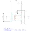 Garant Tárcsamaró felfogó aggyal HSS szélesség a<sub>p</sub> = 3,1 mm 63/4 mm