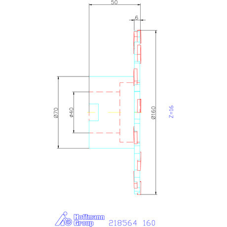 Garant Tárcsamaró felfogó aggyal Szélesség a<sub>p </sub>= 6 mm 160 mm