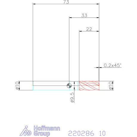 Haimer Haimer MILL VHM maró 10 mm