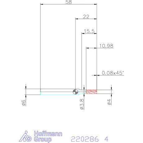 Haimer Haimer MILL VHM maró 4 mm