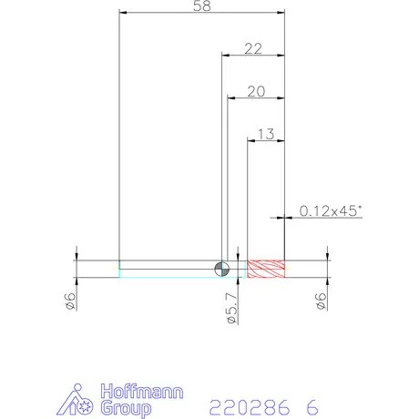 Haimer Haimer MILL VHM maró 6 mm