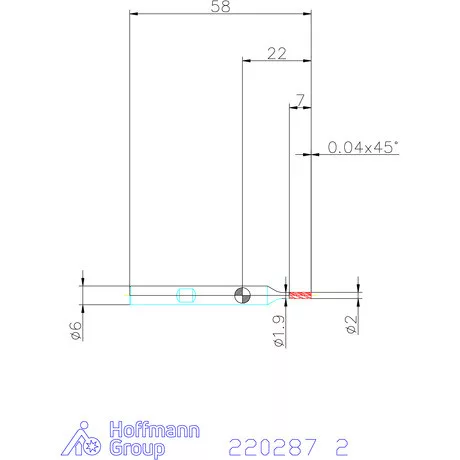 Haimer Haimer MILL VHM maró 2 mm