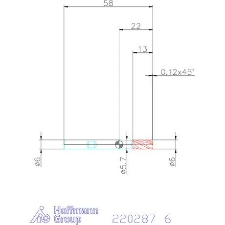 Haimer Haimer MILL VHM maró 6 mm