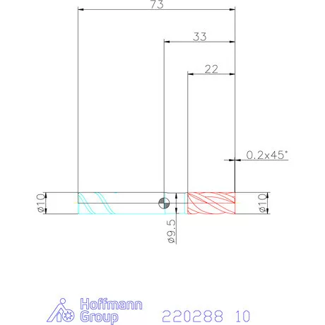 Haimer Haimer MILL VHM maró SAFE-LOCK 10 mm