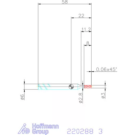 Haimer Haimer MILL VHM maró SAFE-LOCK 3 mm