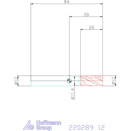 Haimer Haimer MILL VHM maró 12 mm