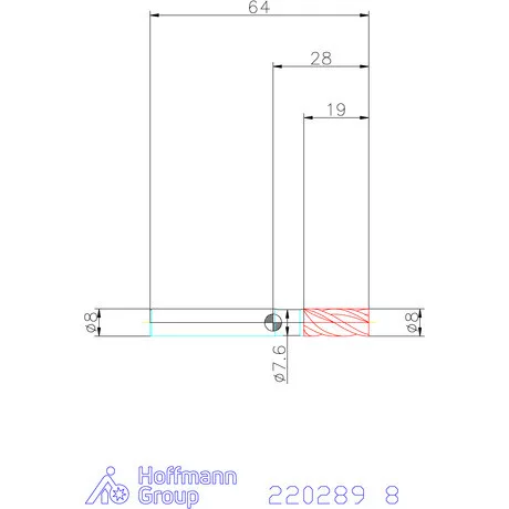 Haimer Haimer MILL VHM maró 8 mm