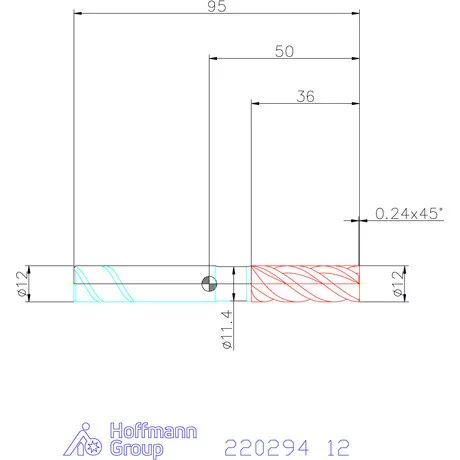 Haimer Haimer MILL VHM maró SAFE-LOCK 12 mm