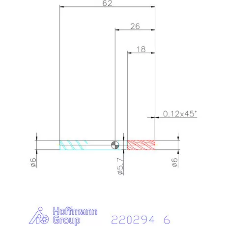 Haimer Haimer MILL VHM maró SAFE-LOCK 6 mm