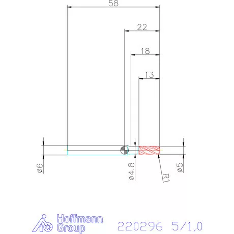 Haimer Haimer MILL VHM tóruszmaró 5/1,0 mm
