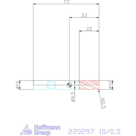 Haimer Haimer MILL VHM tóruszmaró 10/0,5 mm
